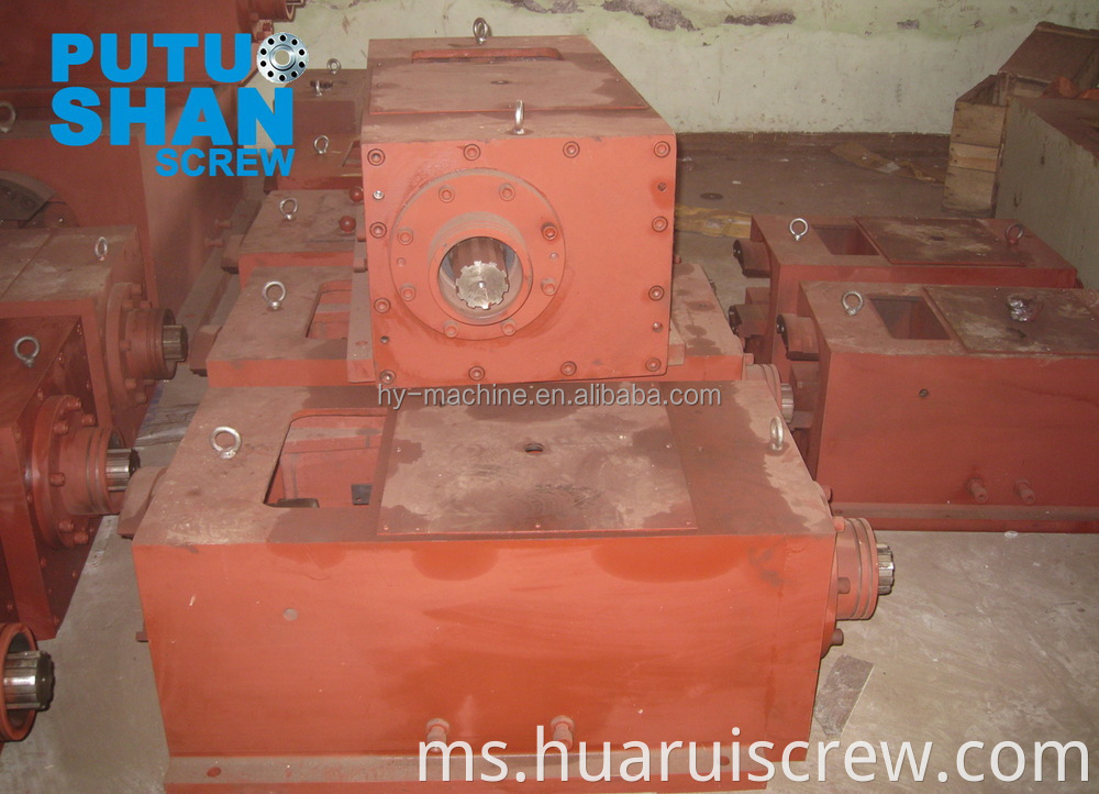 Kotak gear SZ Series untuk kerucut berkembar plastik Extruder Gearbox Series / gear box tinggi dan rendah